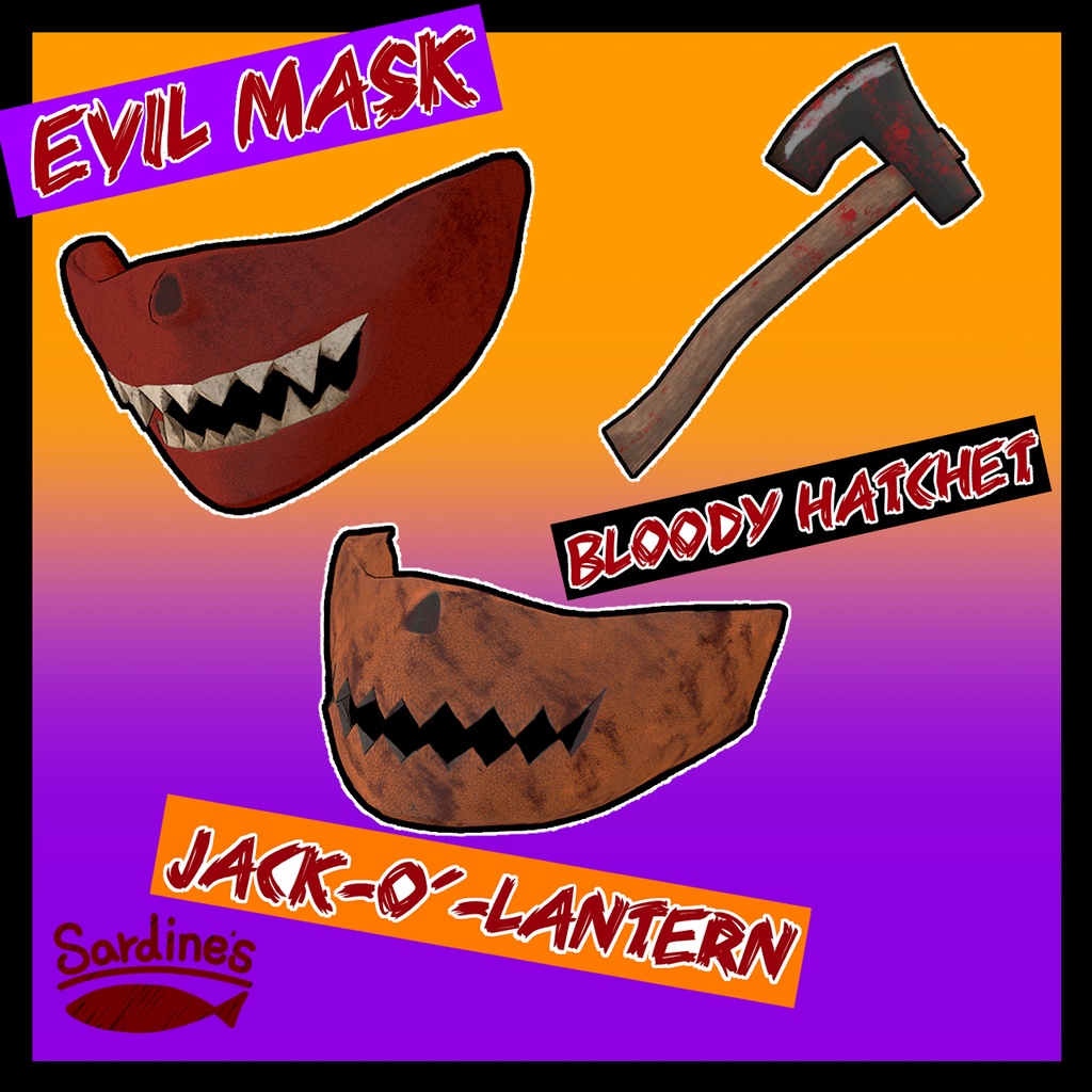 イーブルマスク＆手斧-Evil Mask & Hatchet- image