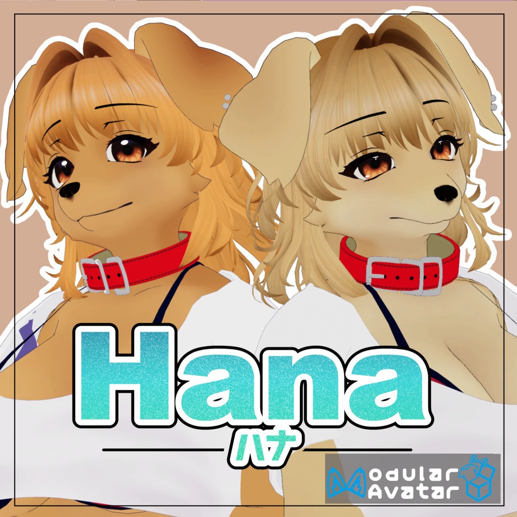 VRC向けオリジナル3Dモデル｢Hana(ハナ)｣ image