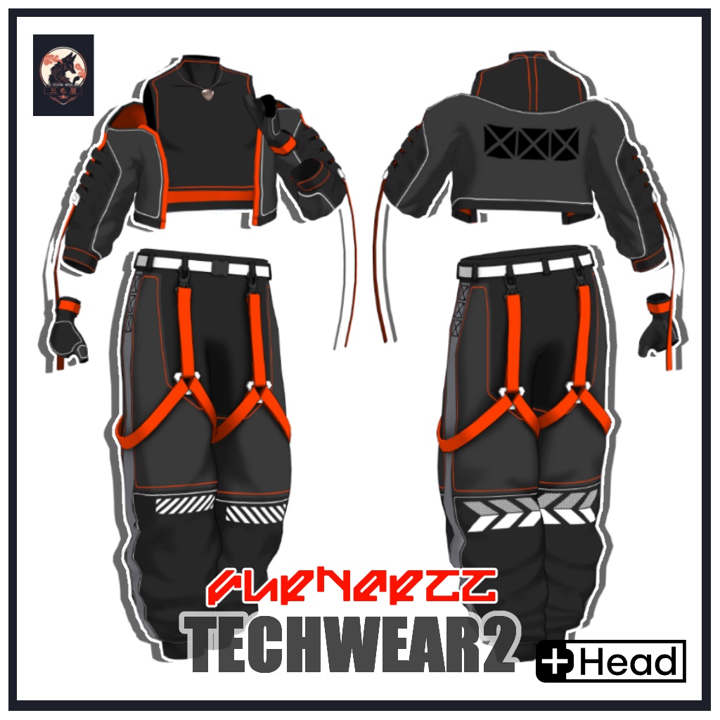 Farheart Techwear 2/[Head] Compatible Outfit image