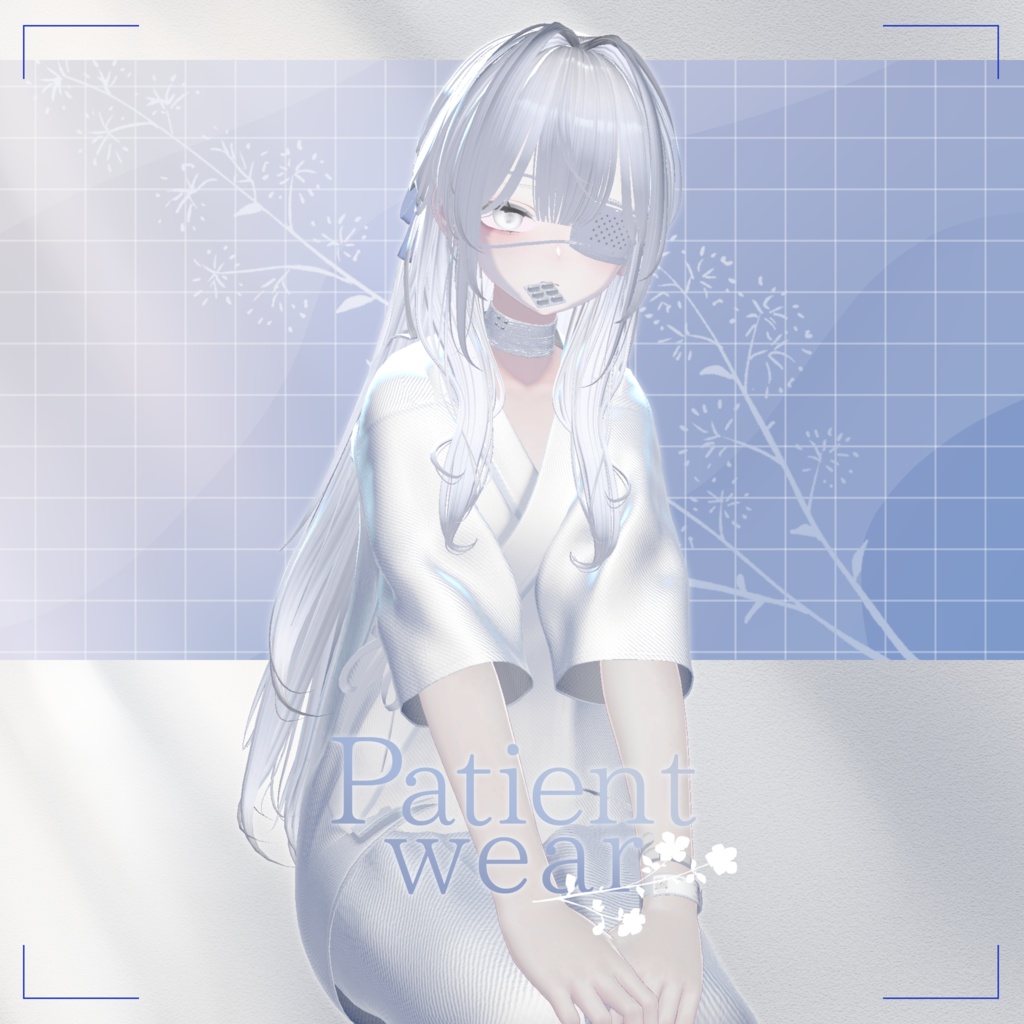 【患者衣】Patient wear【VRC想定衣装】 image