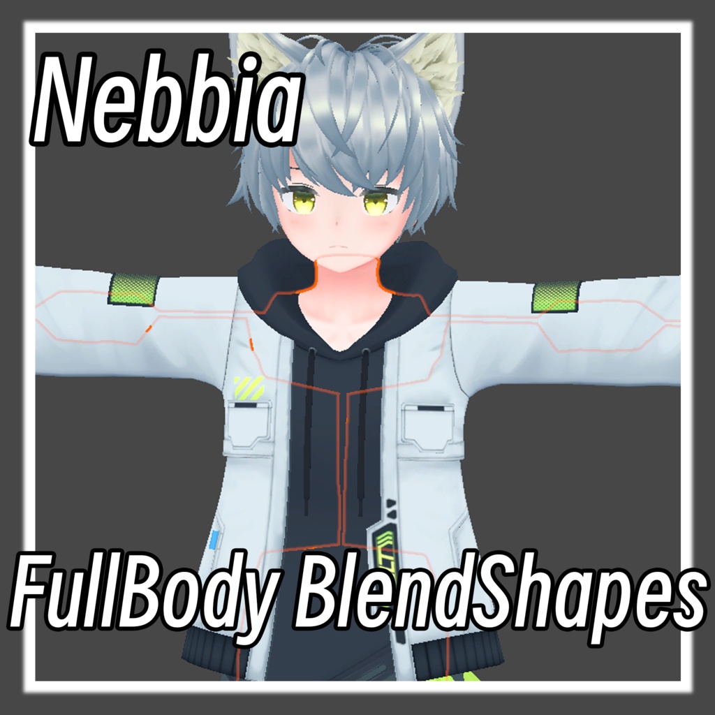 【ネビア/Nebbia】Fullbody  BlendShapes Add image