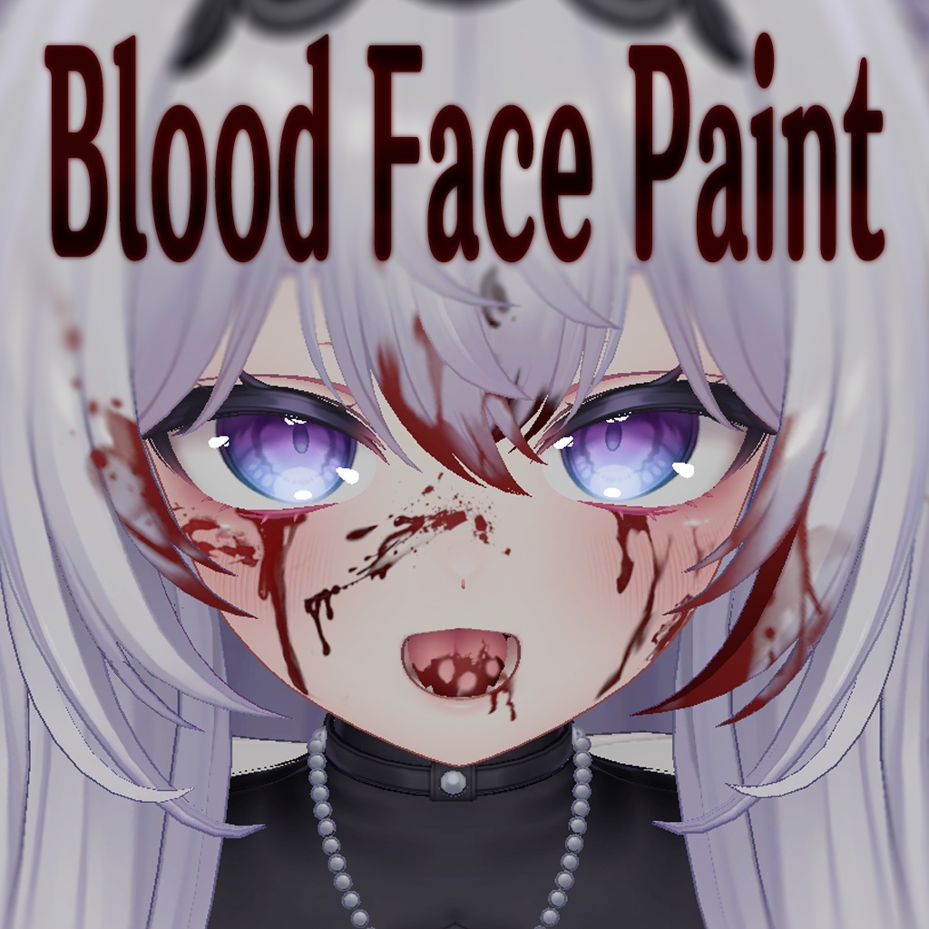 [無料] blood facepaint  texture  image