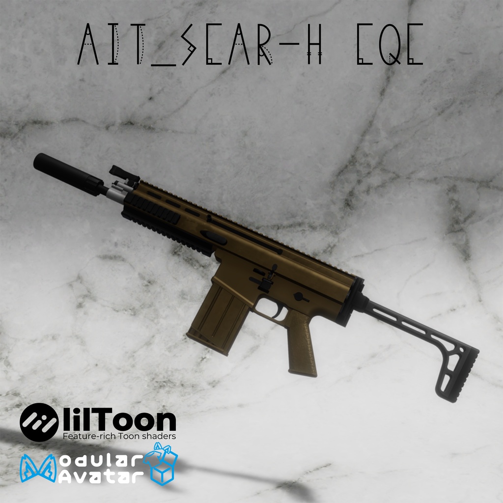 AIT SCAR-H CQC [Firing mechanism, particles, hand signals pre-configured] image
