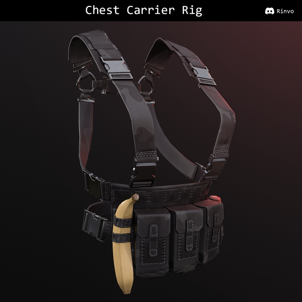 Chest Carrier Rig (VRChat Avatar asset, rigged for Panda v2, VRBase, ZinFit, Rindo, GodMagician) image