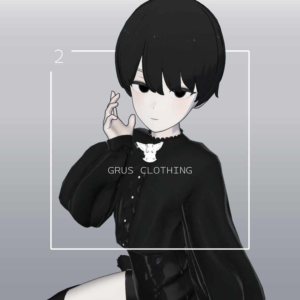 GRUS CLOTHING ブラウス＋ショートパンツ/Blouse + shorts image