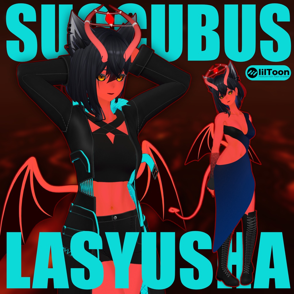 Succubus Lasyusha 〈ラシューシャ〉 - [Modular Avatar] image