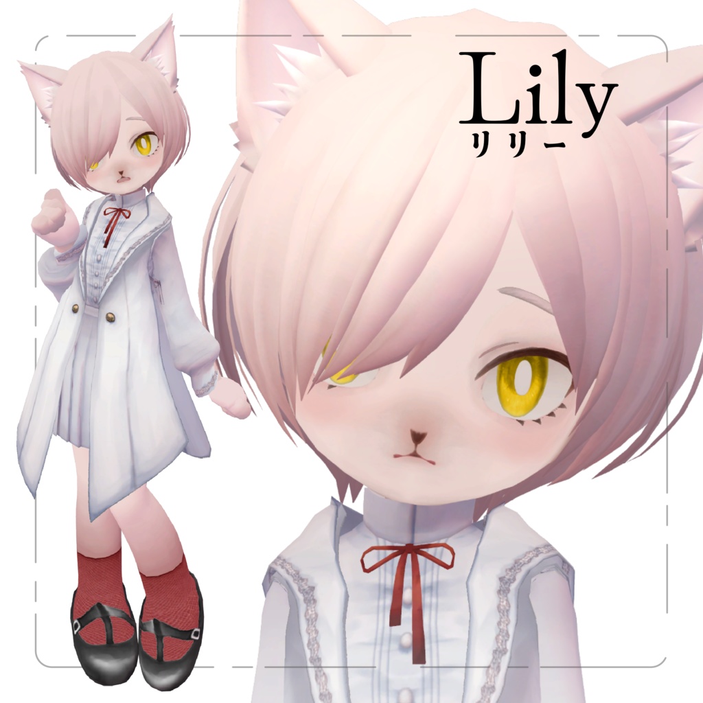 【VRChat向け3Dモデル】Lily -リリー-【VRM】 image