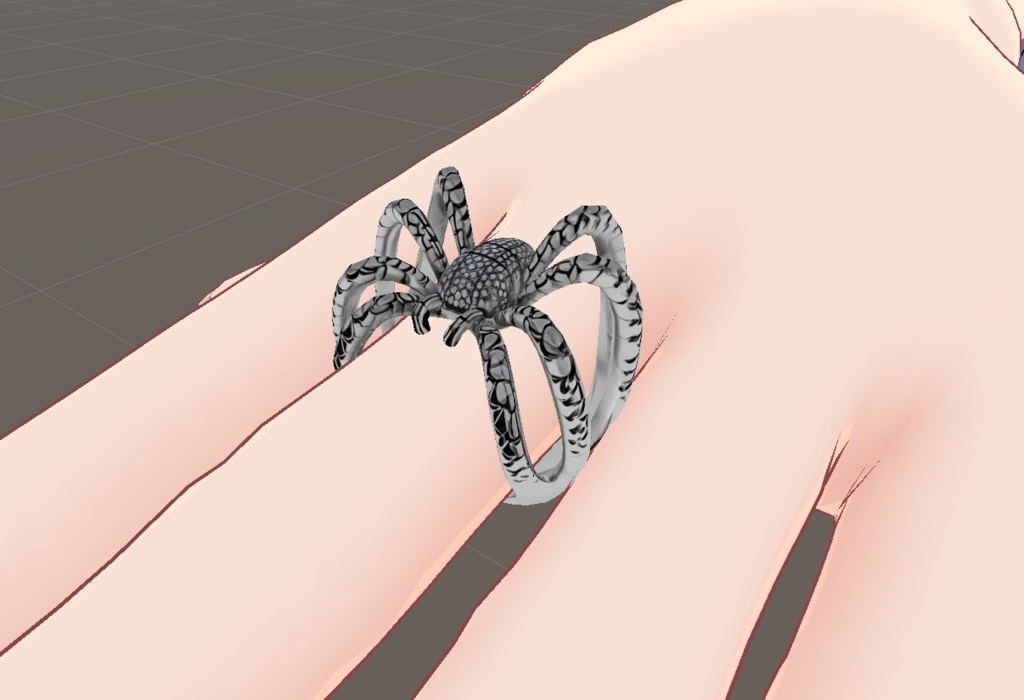 【AG02】SpiderRing 蜘蛛の指輪 image