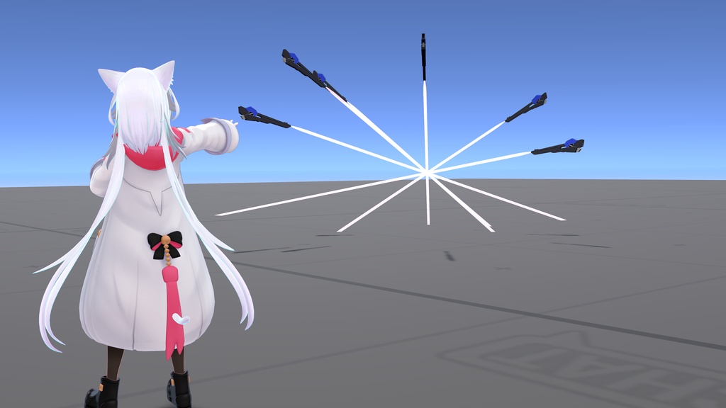 【VRChat想定3Dモデル】UG-T001「Vohu Manah」 image