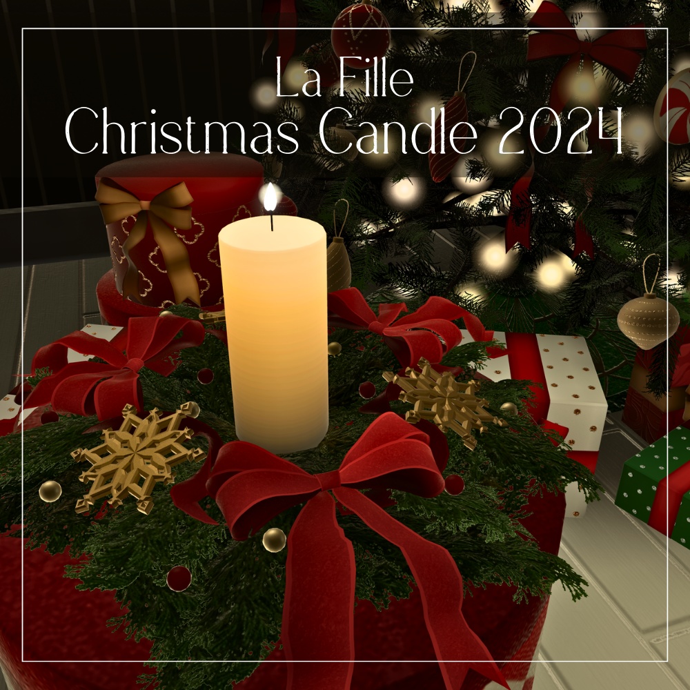 【3D】La Fille Christmas Candle 2024 image