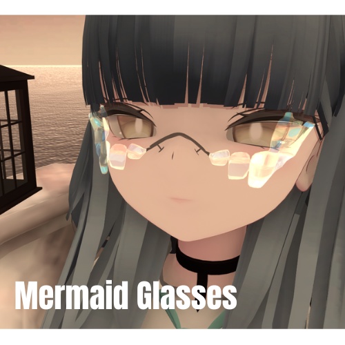【VRChat】【眼鏡】マーメイドなメガネ image