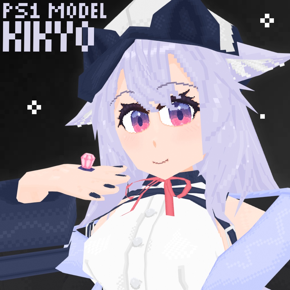 PS1 桔梗 Kikyo / 3Dモデル image
