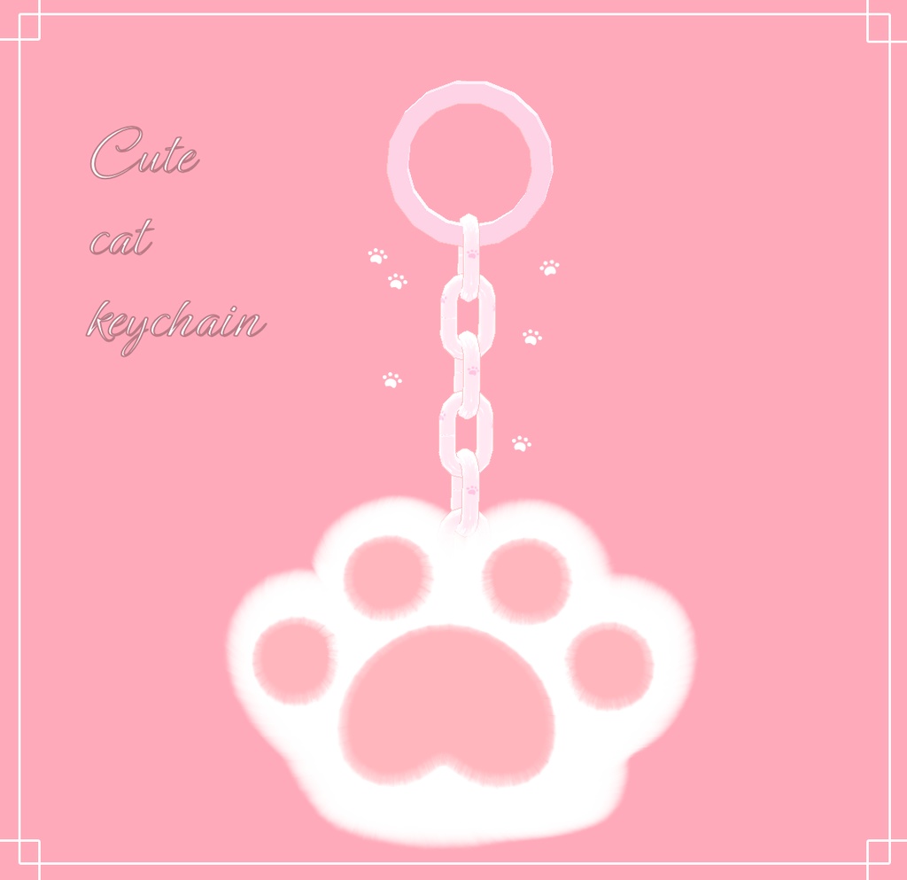 かわいい猫のキーホルダーです/Keychain 【キプフェル対応】 image
