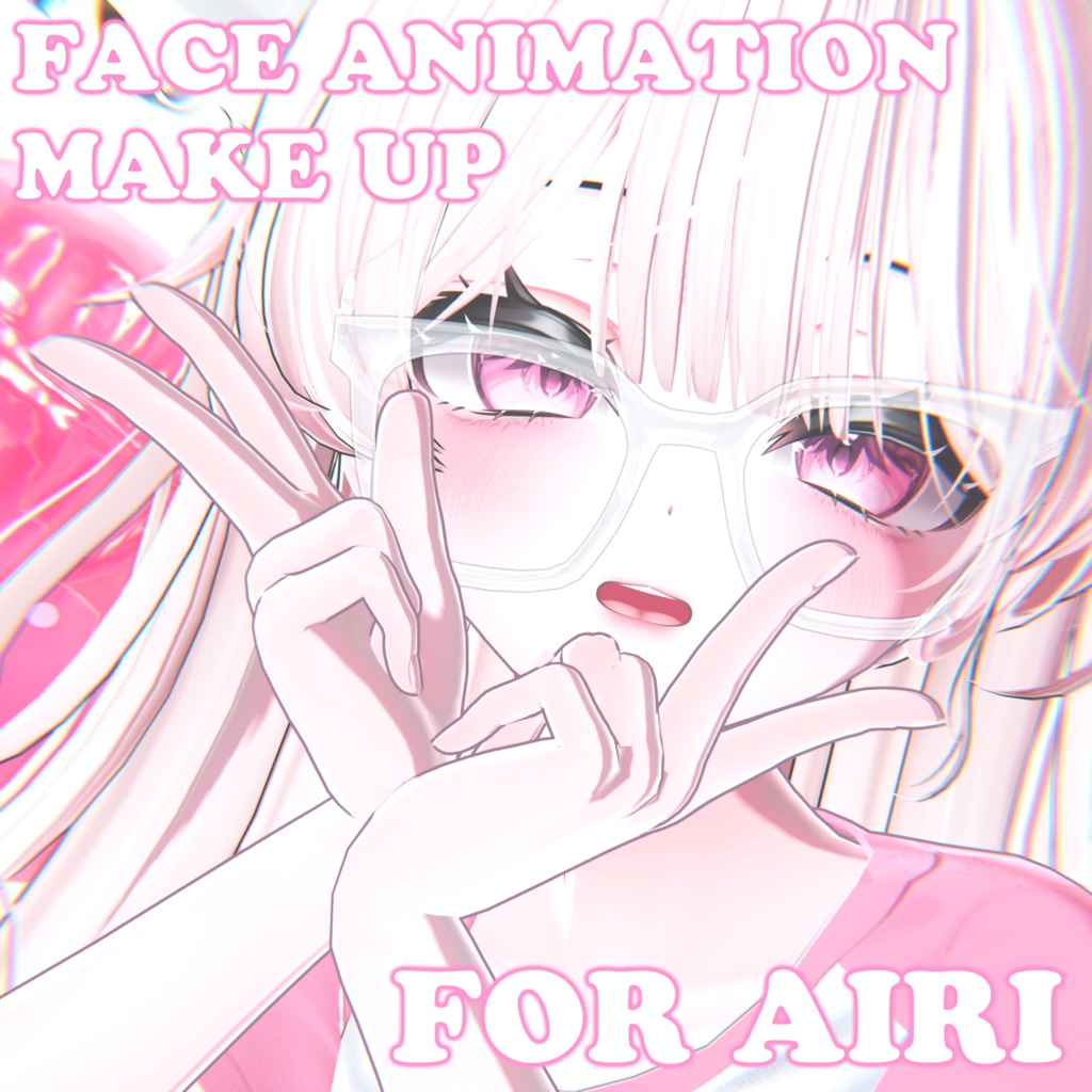 Airi [愛莉] 🖤 Heart Makeup&Face Animation image