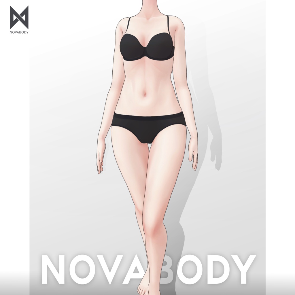 [NovaBody] Shared Base Model for VRChat Production image
