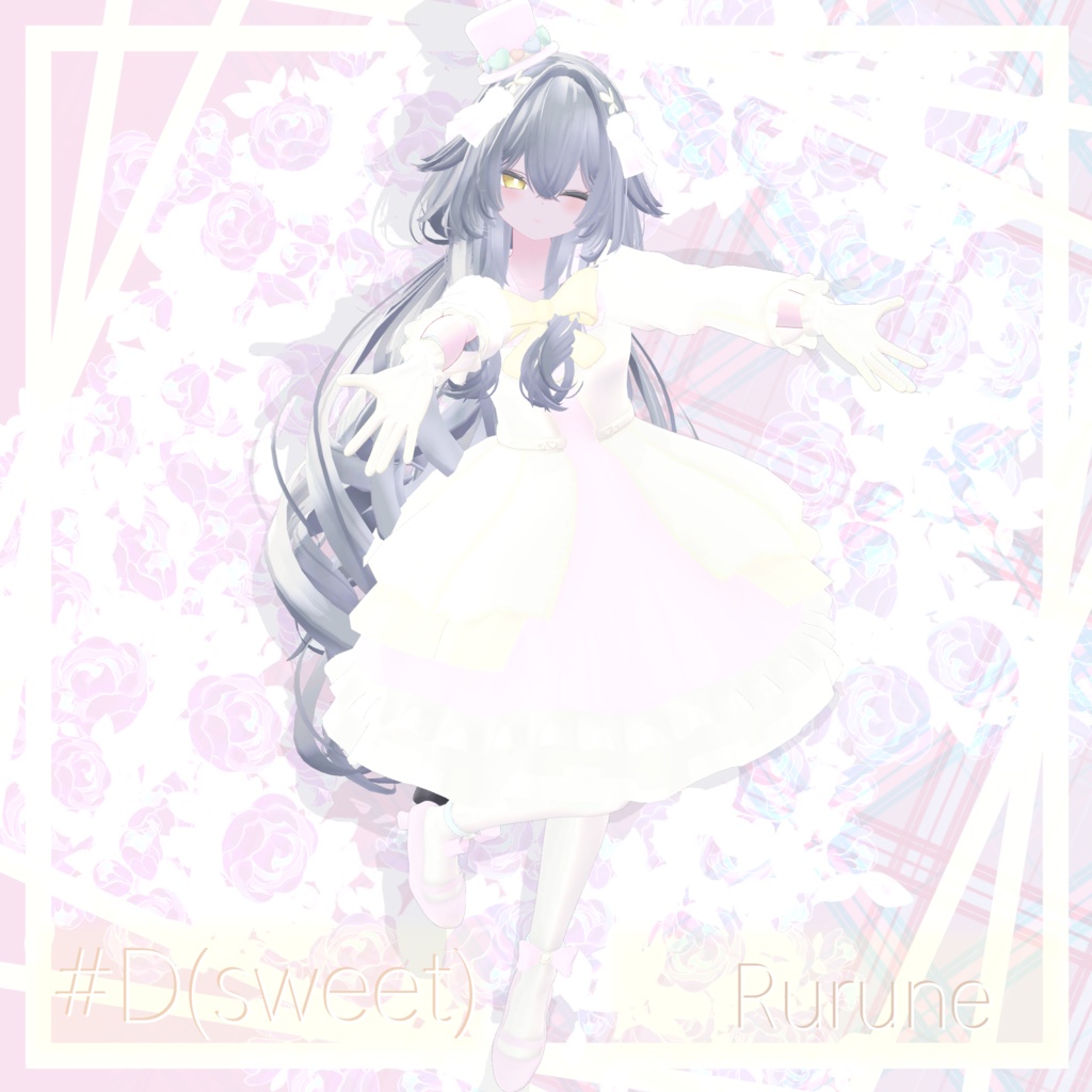 【Free-無料-】衣装#D(Sweet)（ルルネ対応） -Cloth#D(Sweet) (For Rurune)- image