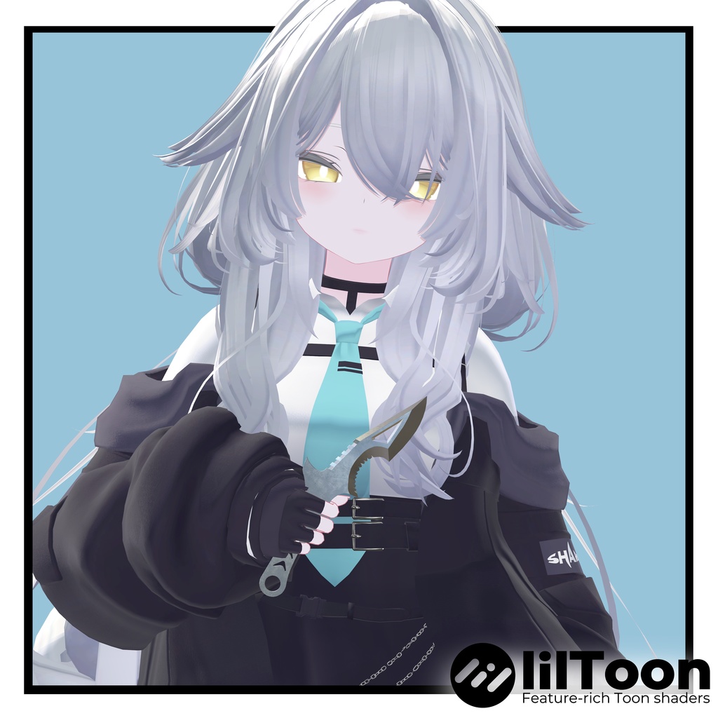 【VRChat想定】シャークナイフ-Shark Knife- image