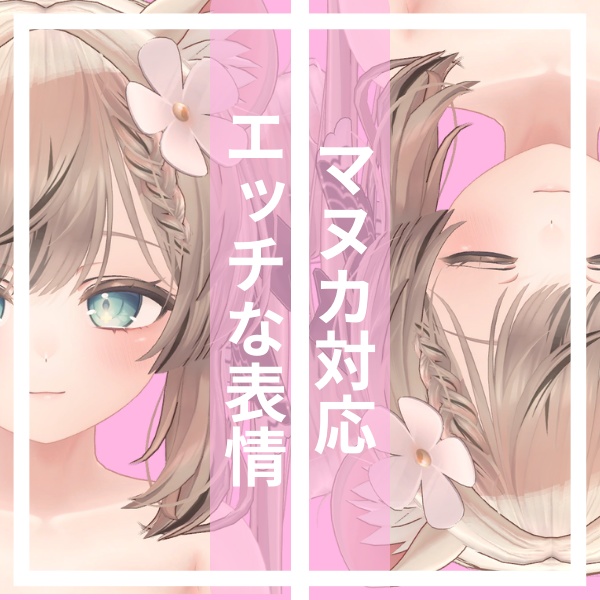 マヌカ対応 ちょっとえっちな R18表情【20種類】～おっとり顔～ image