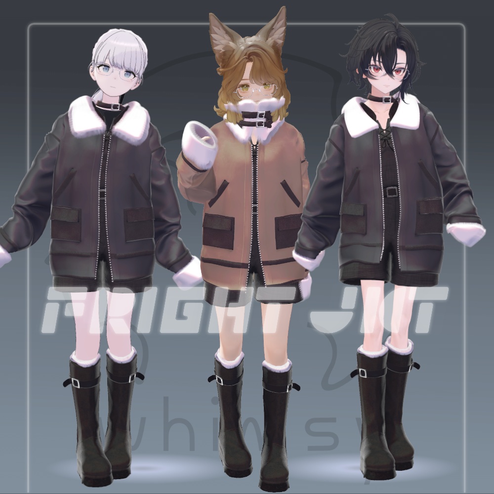 Oversized Flight Jacket set image