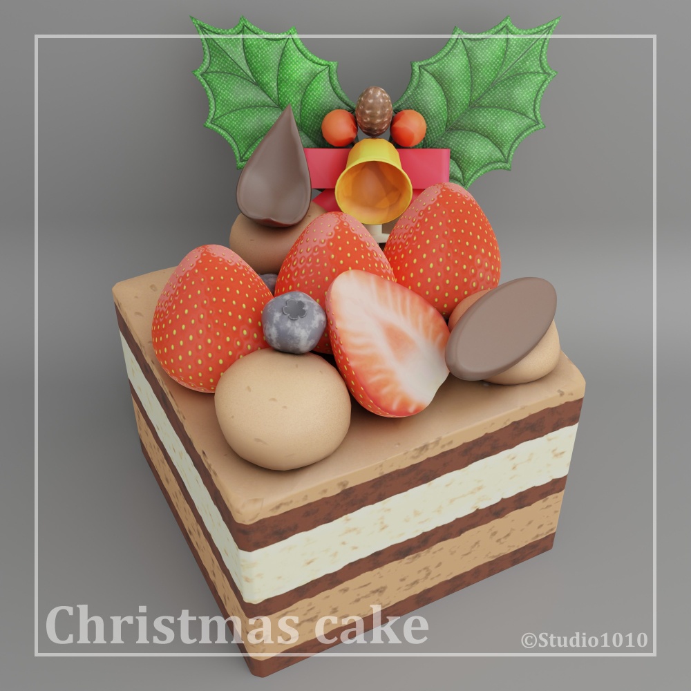 ケーキ vol.9_クリスマスケーキ image
