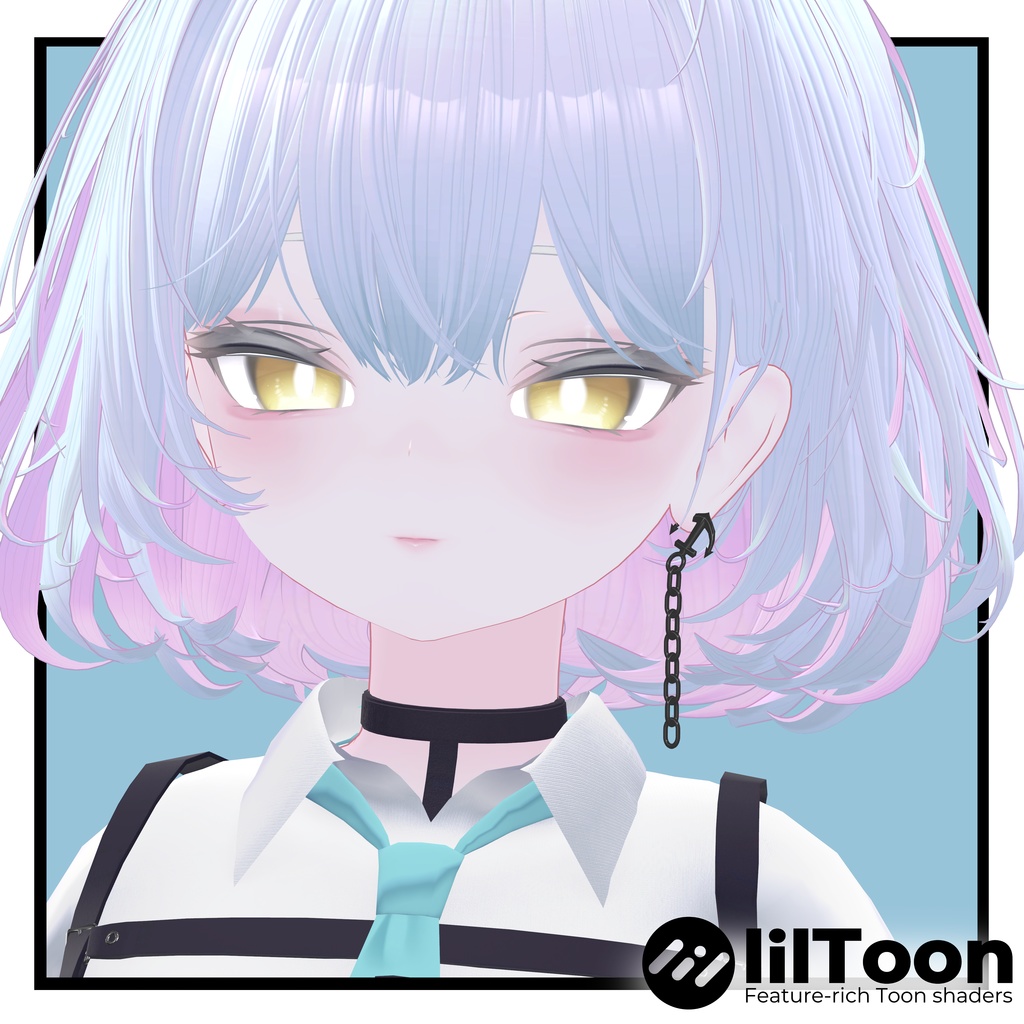 【VRChat想定】錨ピアス-Anchor Earring- image