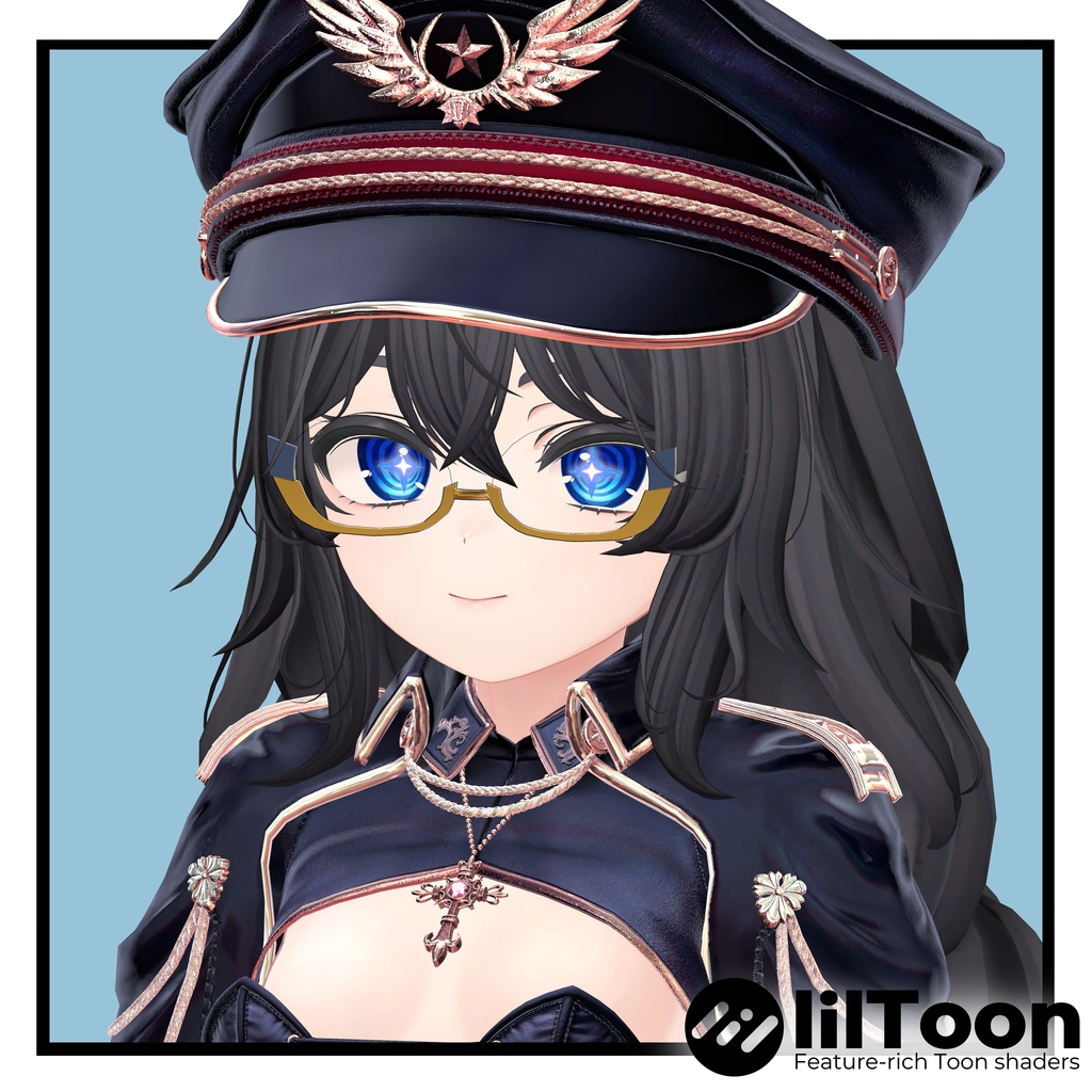 【VRChat想定】アンダーリムメガネ-Under Rim- image