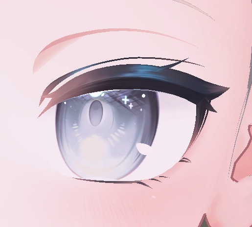 しなのちゃんのまつ毛をメリノちゃんっぽくするやつ image