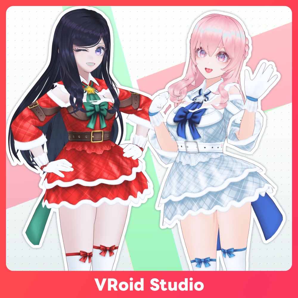 [#VRoid 6Colours] Santa Dresses '24 image