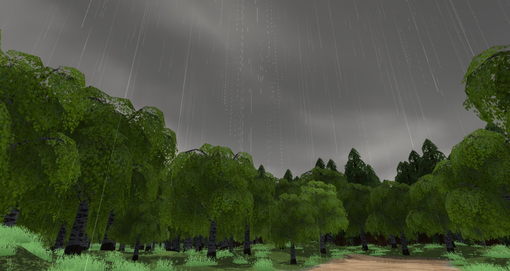 雨のパーティクル/Rain Particles image