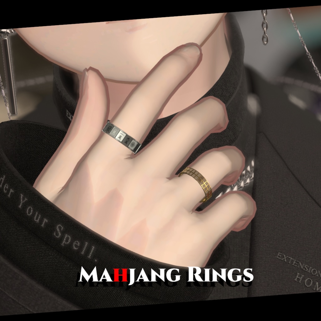 Mahjong Rings [National Treasure Ring][Riichi Stick Ring] image