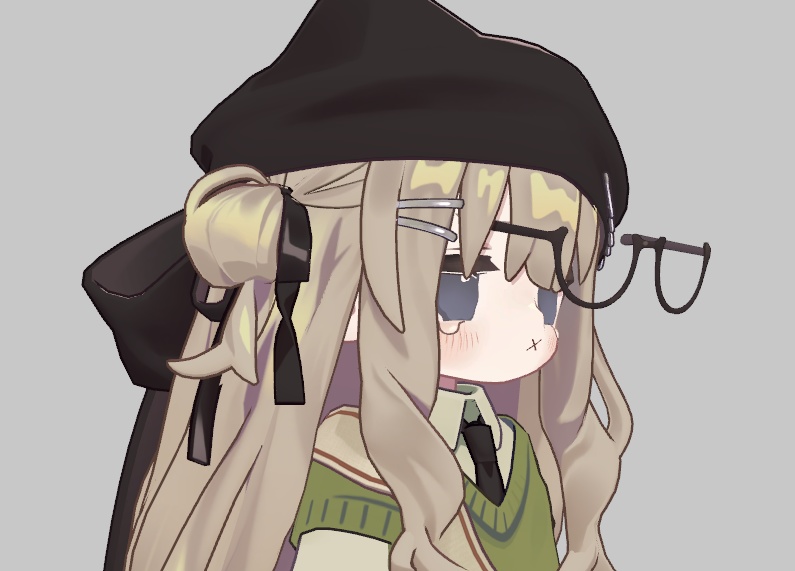 【無料】メガネ取られたら泣くやつ【キプフェル用】 image