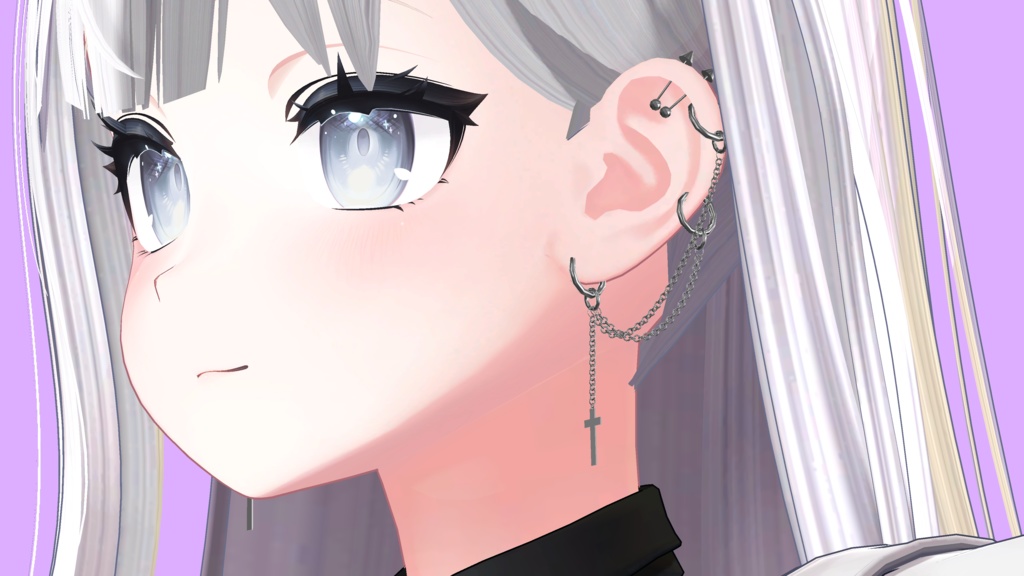 【VRChat】Punk Earrings image