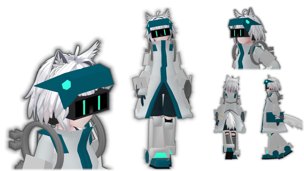 【無料、Quest対応】簡易外套＆追加汎用装甲ユニットver.1【ミーシェ、その他対応】 image