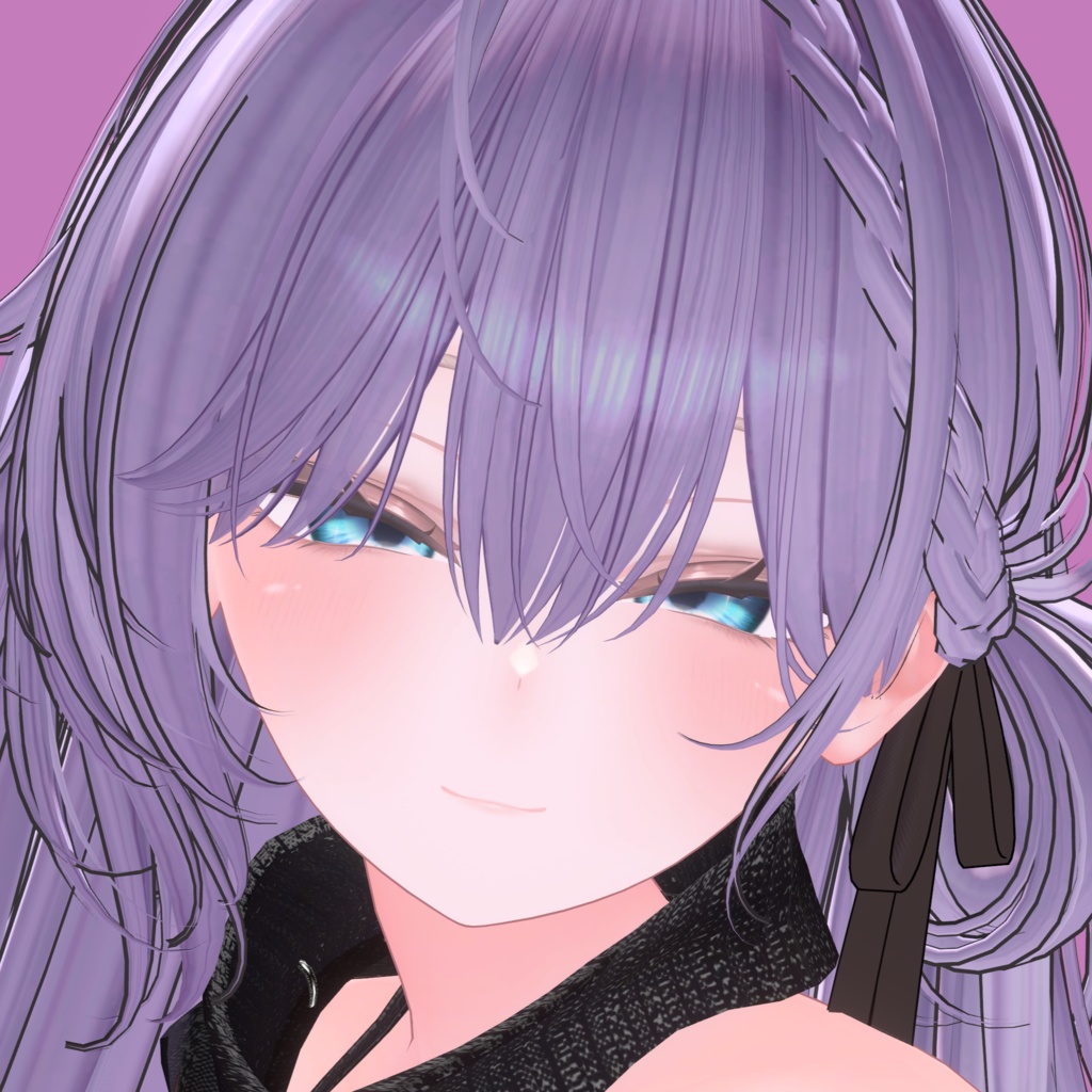 しなの用　お姉さん改変用細目表情セット/Shinano Face Blendshape image