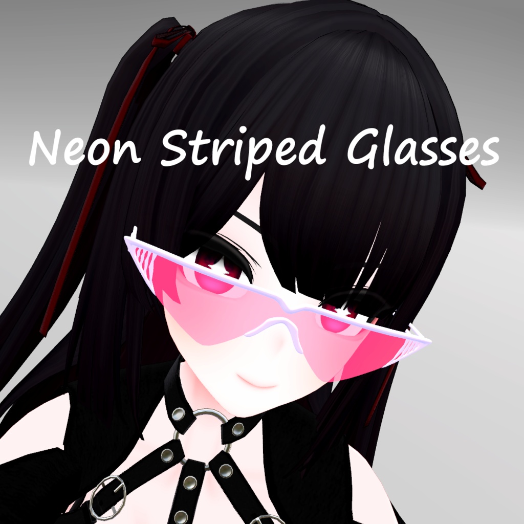ネオン ストライプ グラス // Neon Striped Glasses image