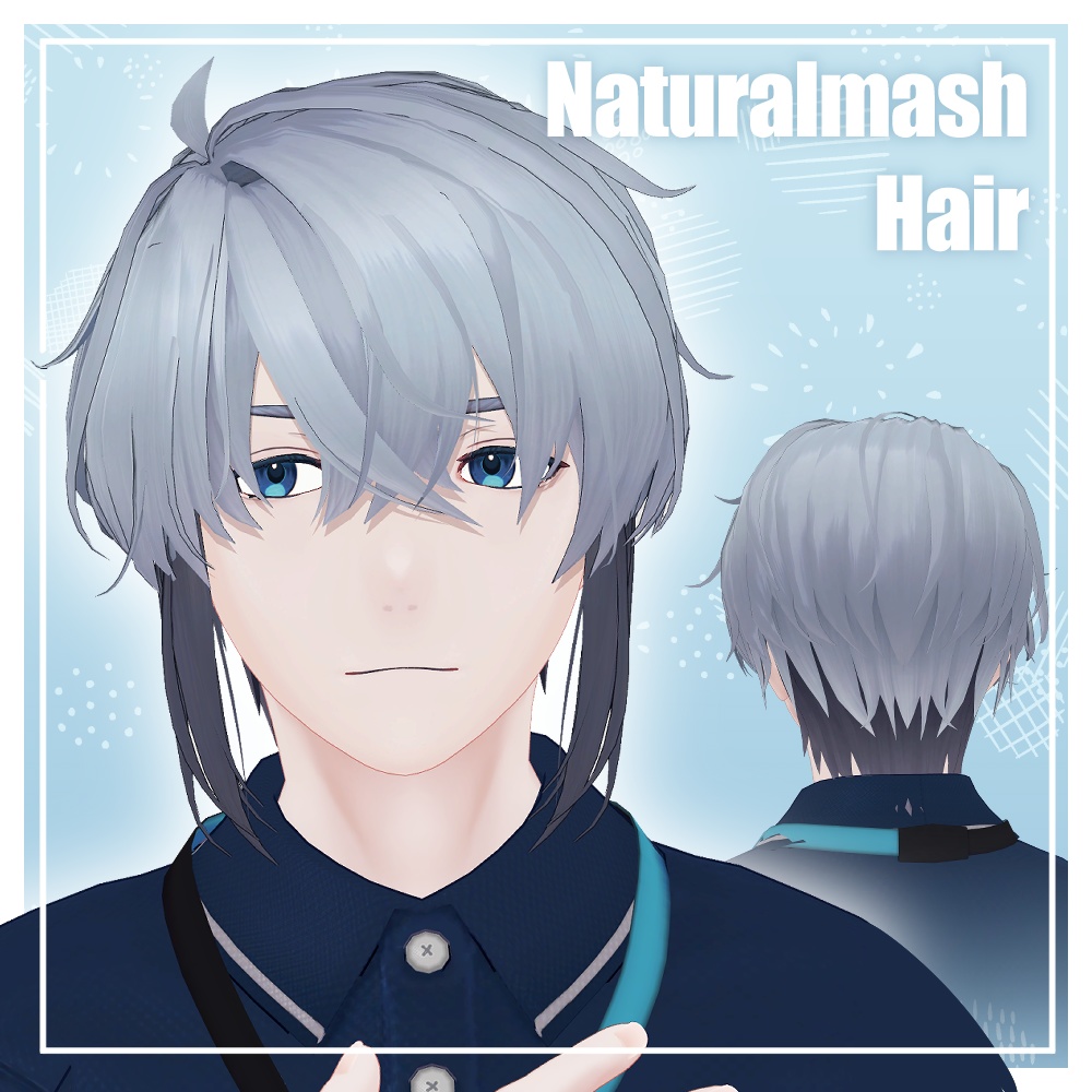 ナチュラルマッシュヘアー【志良以・マヌカ・シフォン・ハオラン対応】#Crowatu_Shop image