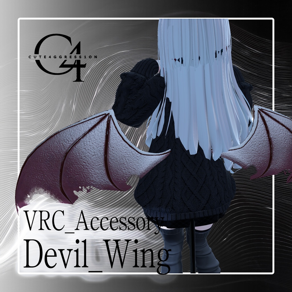 【無料】Devil_Wing【VRCAccessory】 image
