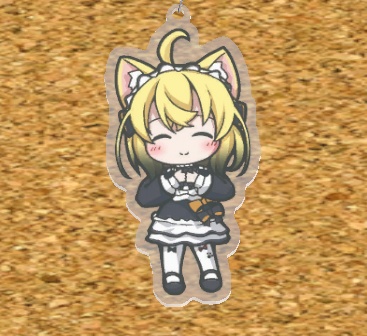 【3D小物】24W店員さんSDイラストアクキー image