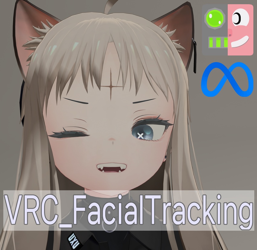 「ユギ」「ミヨ」 / YUGI_MIYO / VRC_FacialTracking image