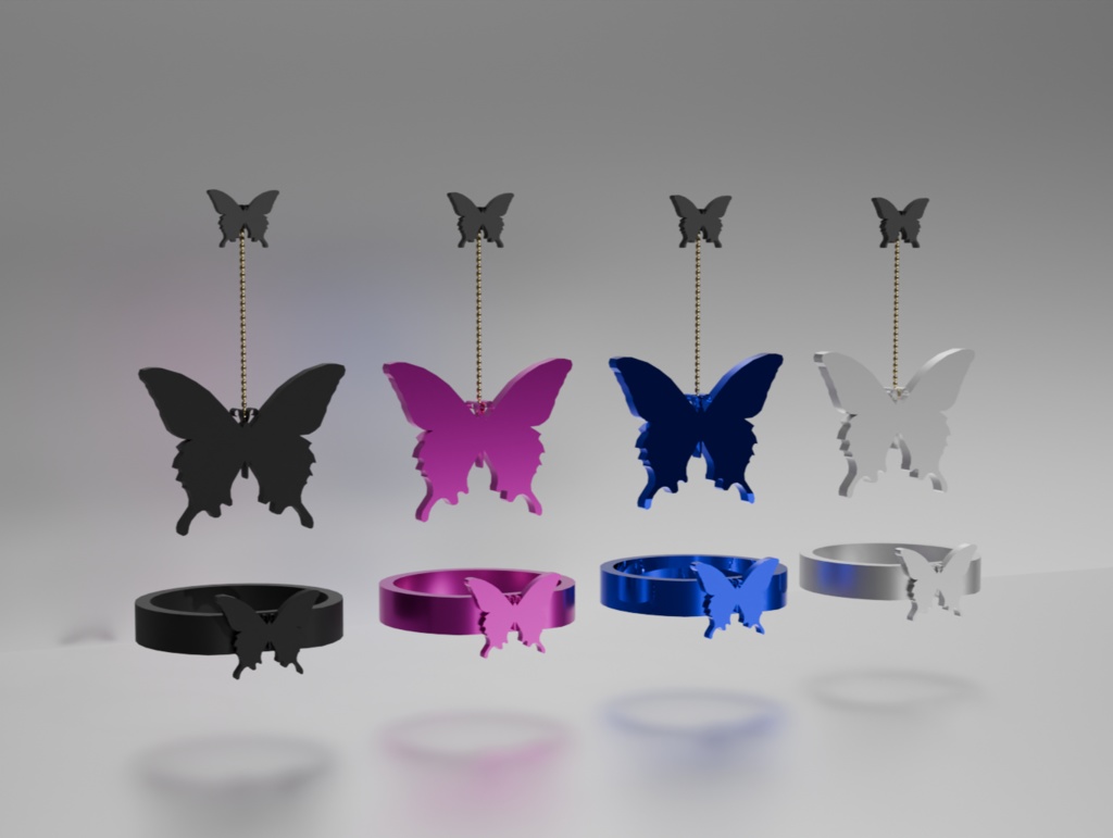 Butterfly Accessory Set image