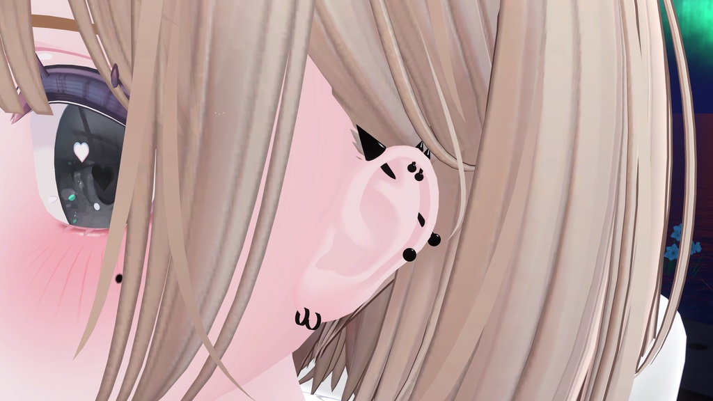 【無料】VRC想定！！地雷風ピアス！！ image