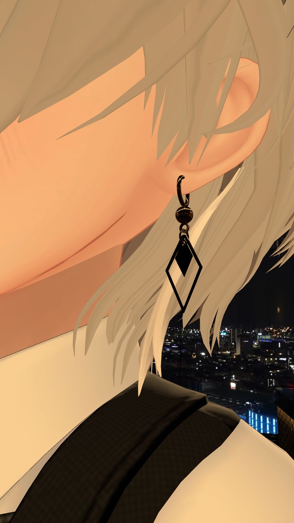 【VRC想定】イヤリング image