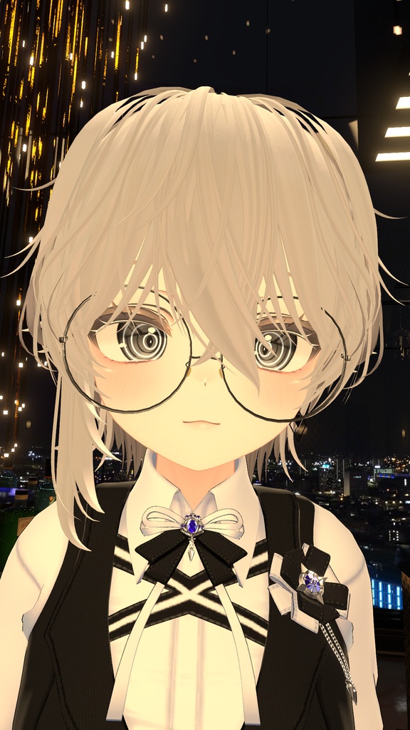 【VRC想定】丸眼鏡 image