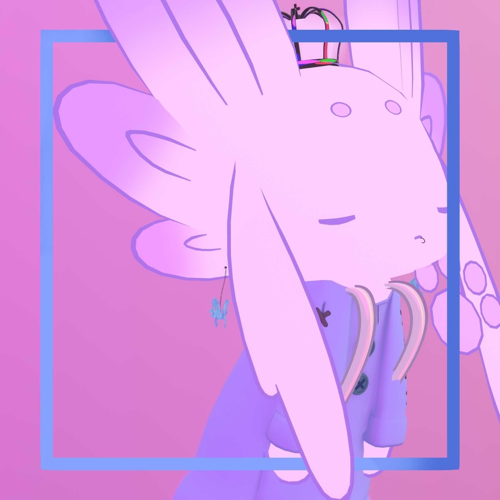 【VRChat向け】ムルルピアス　６色セット image