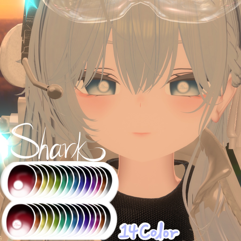 【 Rurune 対応 】 Shark Eye texture 【 14 Color 】 image
