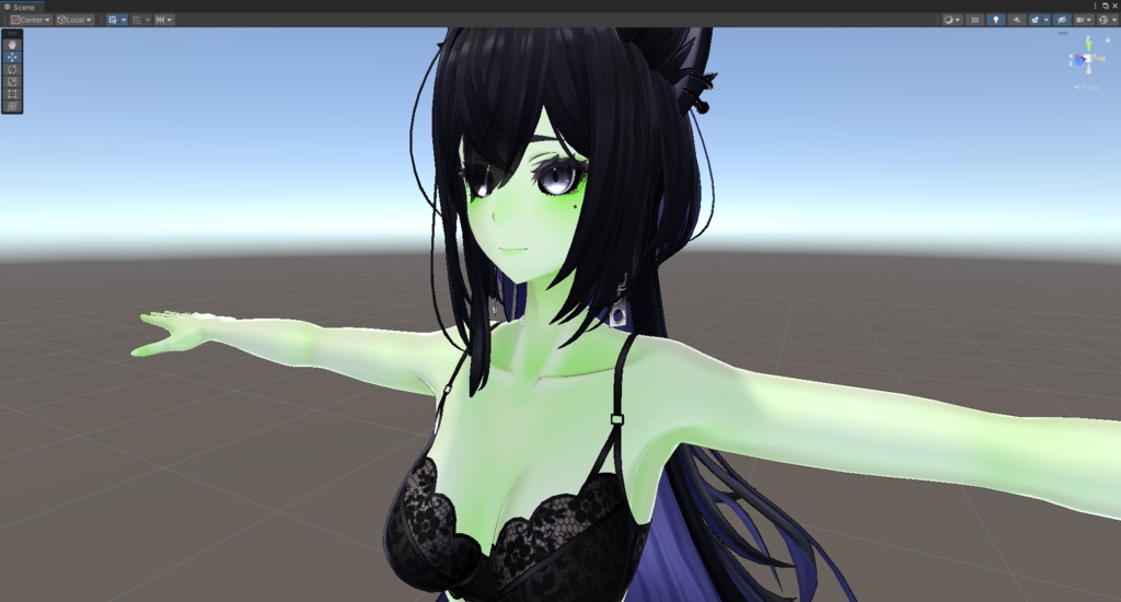 「FREE」 ラシューシャ緑肌Texture image
