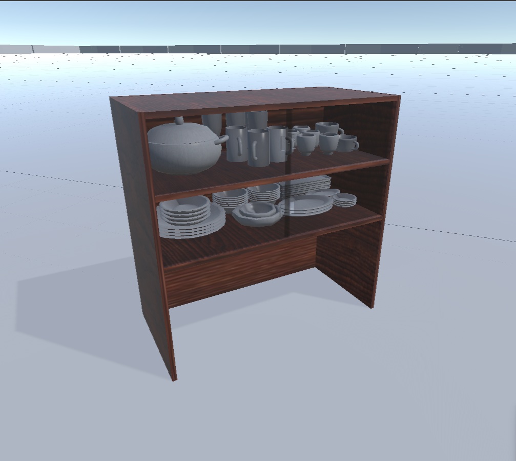 木製食器棚　無料 image