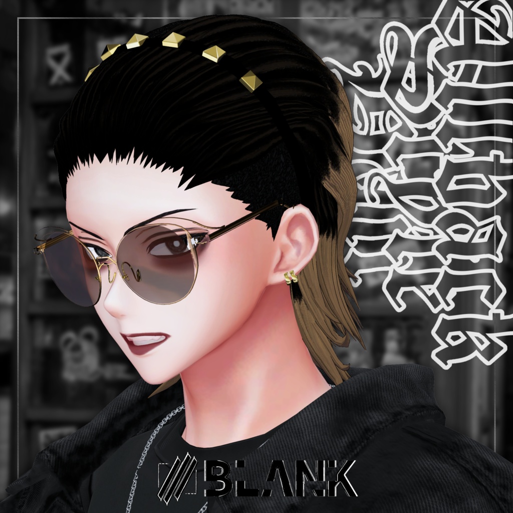BLANK-Headband Style オールバックヘアー【水瀬,狛乃】 image