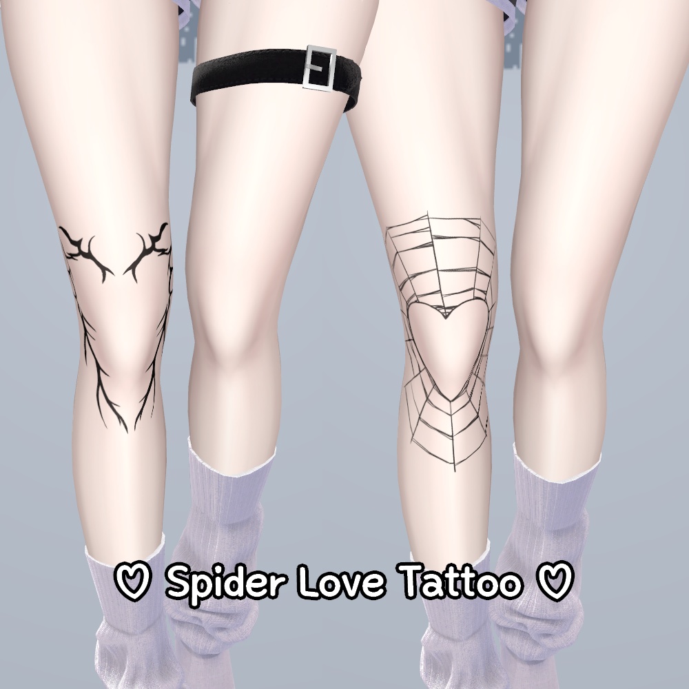 『 Spider Love Tattoo 』 texture 入れ墨 タトゥーテクスチャー  image
