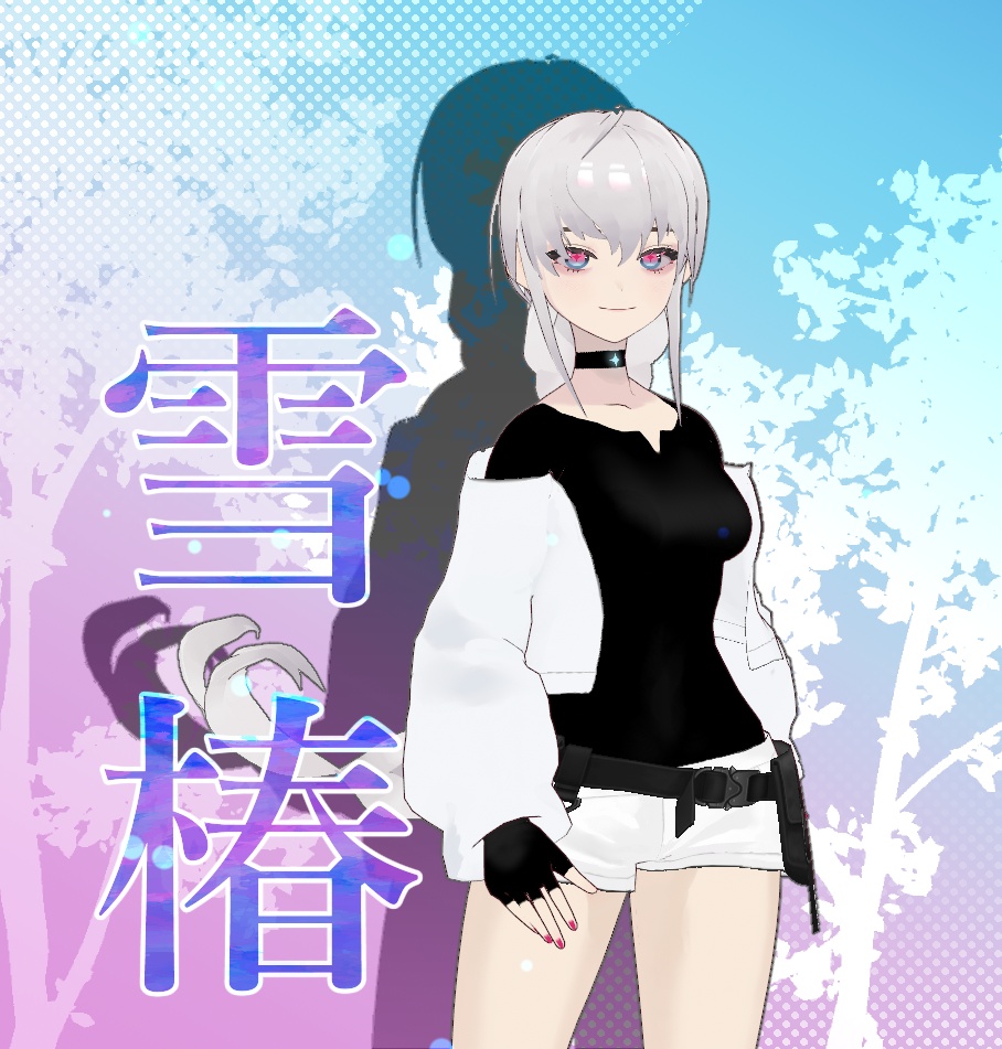 【オリジナル3Dモデル】雪椿 -yukitsubaki-  image